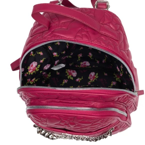 Betsey Johnson HEARTS BACKPACK MEDIUM - Picture 4 of 8